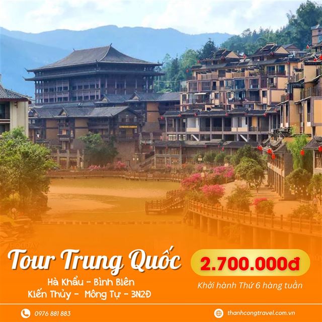 HÀ KHẨU- BÌNH BIÊN- KIẾN THỦY- MÔNG TỰ 3N2Đ