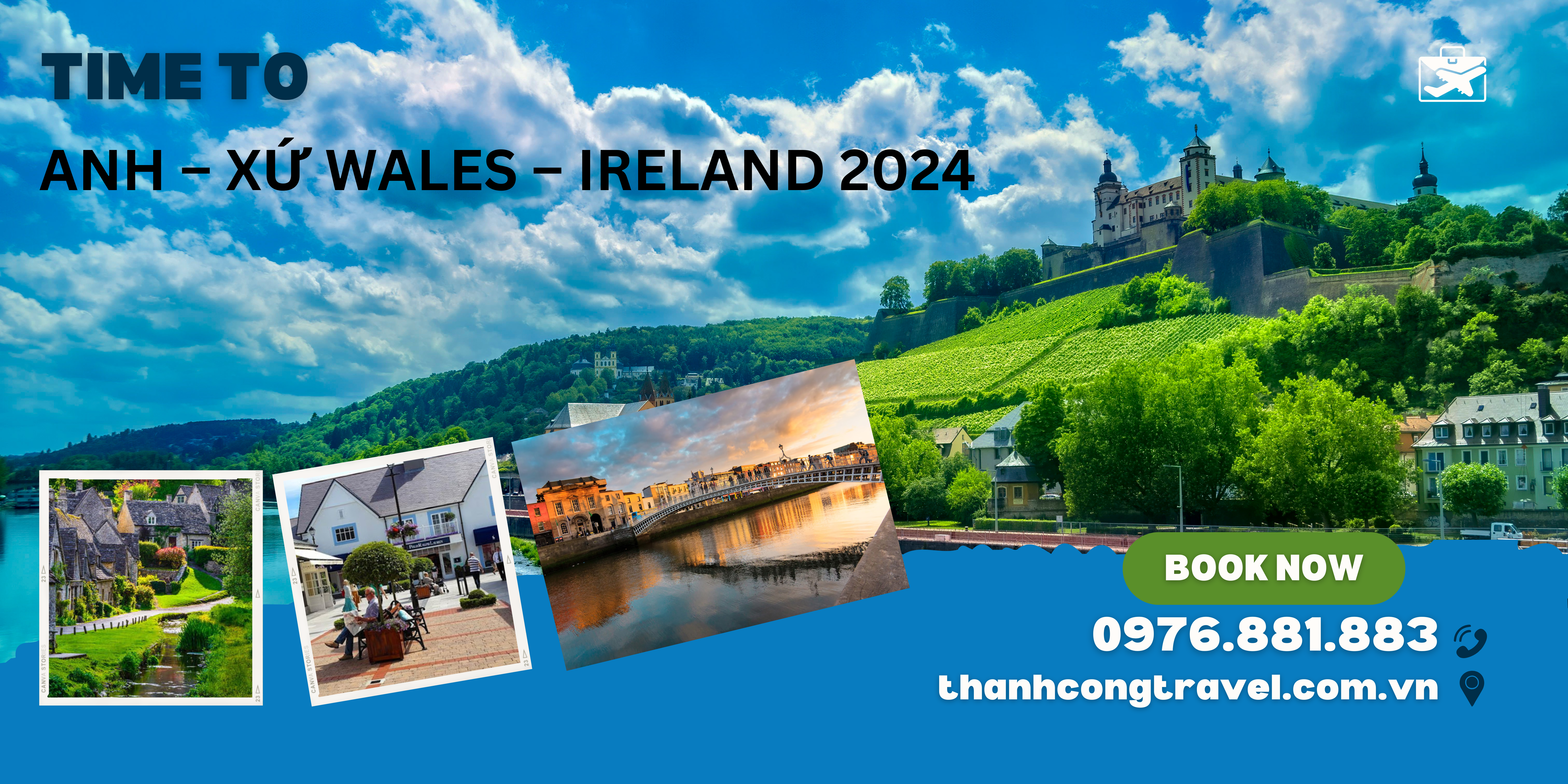 ANH – XỨ WALES – IRELAND 2024 9N8D (HV)