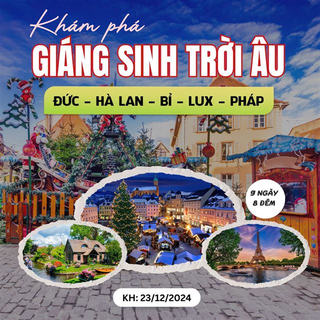 KHÁM PHÁ LÀNG CỔ TÍCH GIETHOORN: ĐỨC – HÀ LAN – BỈ - LUXEMBOURG - PHÁP 9N8 BAY VIETNAM AIRLINES