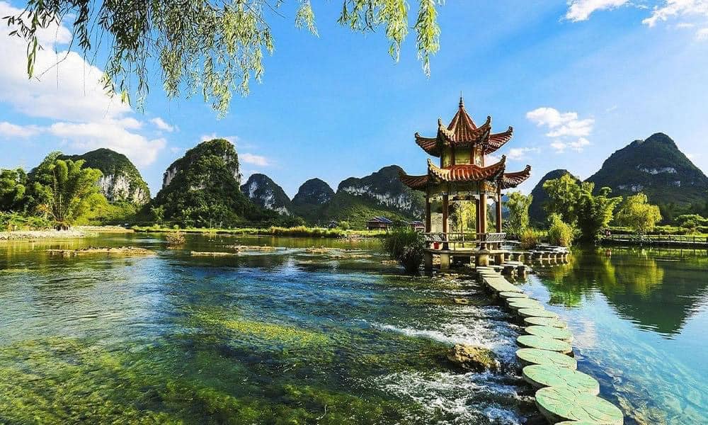 HÀ NỘI – TRÀ LĨNH –  TP. TỊNH TÂY – NGA TUYỀN – PHỐ CỔ CẨM TÚ – CỔ LONG ĐẠI HIỆP CỐC  – HANG PẮC BÓ - THÁC BẢN GIỐC  