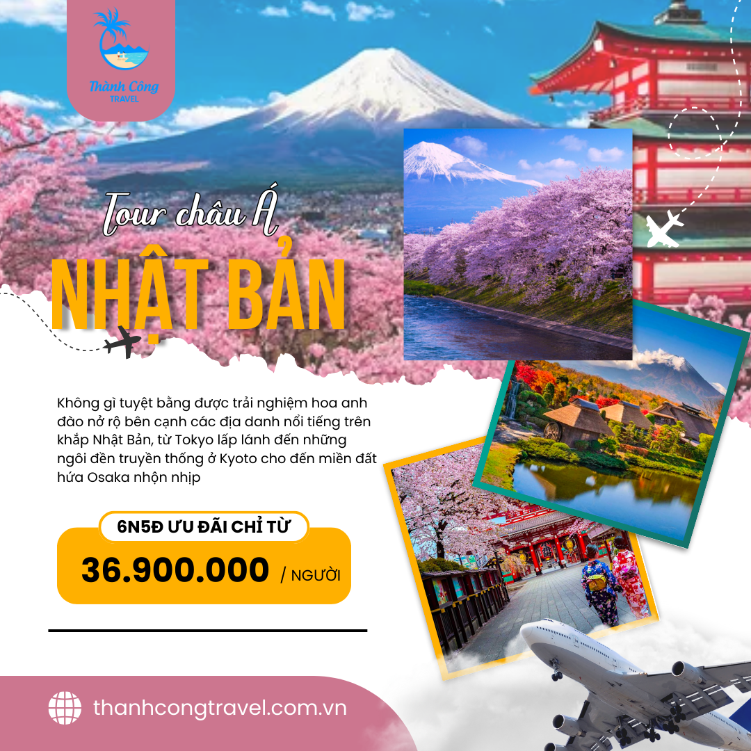 NHẬT BẢN KH THÁNG 3 BAY VN AIRLINES (HV)