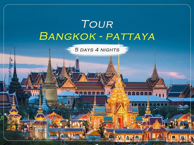 HÀ NỘI - BANGKOK – PATTAYA- ĐẢO CORAL – SHOW ALCAZAR – BAIYOKE SKY BAY VJ/VU ( T7,8,9,10)